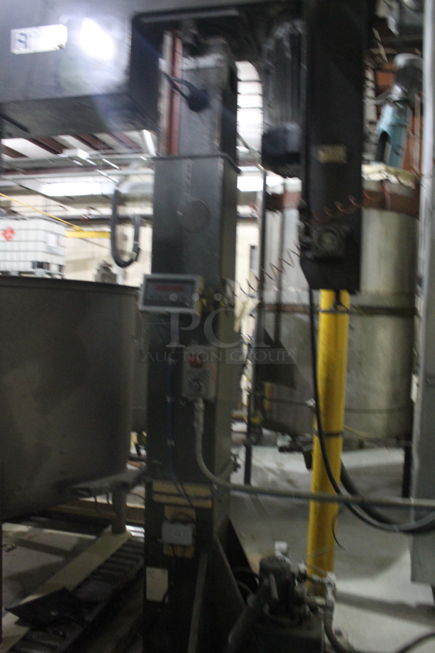 Reynolds Industries Metal Commercial Floor Style Paint Mixer w/ 2 Mixing Bowls. BUYER MUST REMOVE. - Image 3 of 11