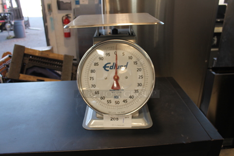 Edlund HD 100 Metal Countertop 100 Pound Scale. 