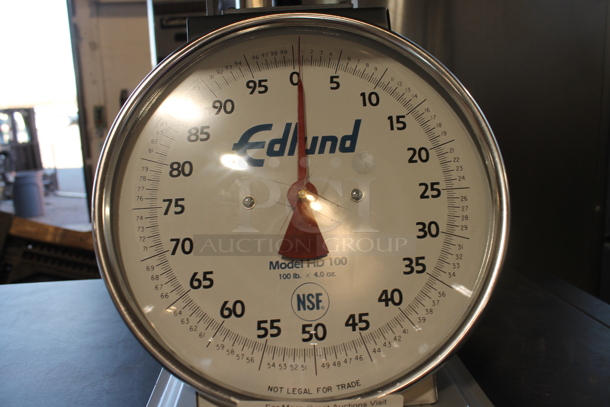Edlund HD 100 Metal Countertop 100 Pound Scale.  - Image 3 of 4