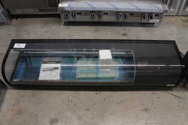 BRAND NEW SCRATCH AND DENT! Emperors Select 478CSD60HC Metal Commercial Countertop Sushi Display Case Merchandiser. 110-120 Volts, 1 Phase. Tested and Working! - Image 1 of 6