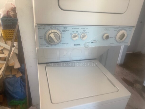 Working! Commercial Heavy Duty Washer and Dryer Combo 220 Volt Tested and Working! - Image 4 of 10