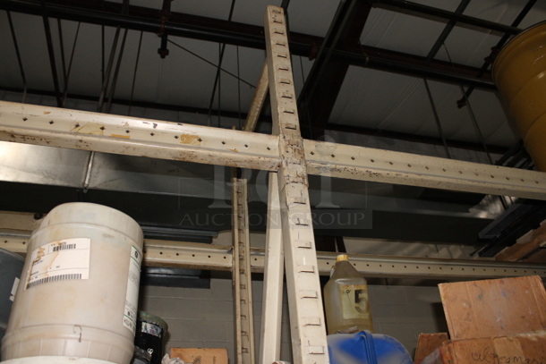ALL ONE MONEY! Lot of Tan Metal Pallet Racking. Does Not Include Contents. BUYER MUST REMOVE. - Image 3 of 3