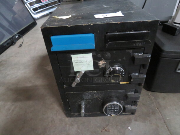 One Sargent And Green Leaf Safe. - Image 1 of 1