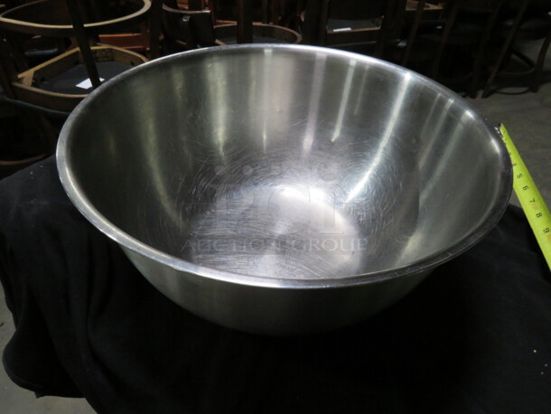 One 15 Inch Stainless Steel Mixing Bowl.