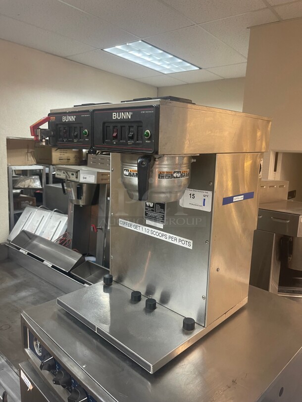 Working! Bunn Commercial Coffee Brewer NSF 120/220 Volt 1 Phase Tested and Working! - Image 3 of 6