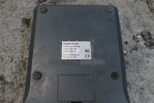 Winco Metal Countertop 22 Pound Digital Portioning Scale. - Image 4 of 4