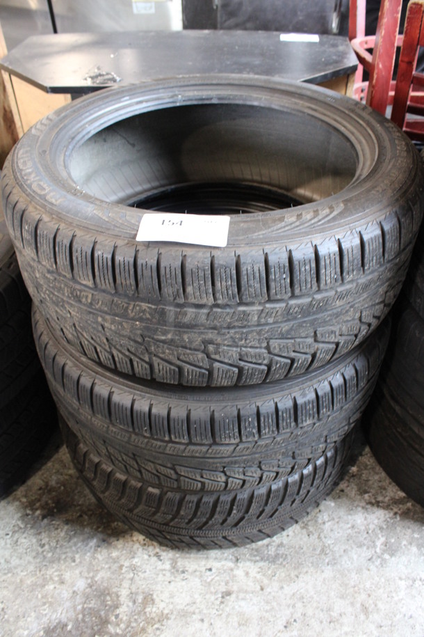 3 Various Tires Including Nokian 235/50R18 101V Extra Load. Includes 26x10x26. 3 Times Your Bid!