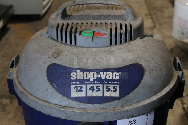 Shop Vac Wet Dry Vacuum Cleaner. Tested and Working! - Image 3 of 4