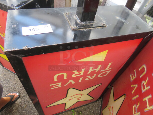 One Electric Sign. 24X10X50 - Image 2 of 2