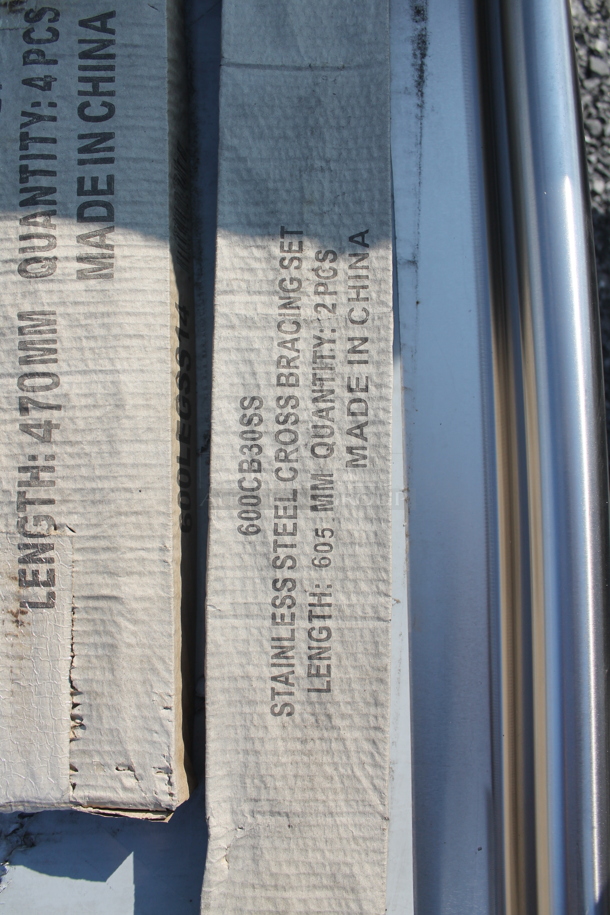 BRAND NEW SCRATCH AND DENT! Regency 600S32030220 Stainless Steel Commercial 3 Bay Sink w/ Dual Drain Boards. Bays 20x30. Drain Boards 18.5x32 - Image 8 of 8