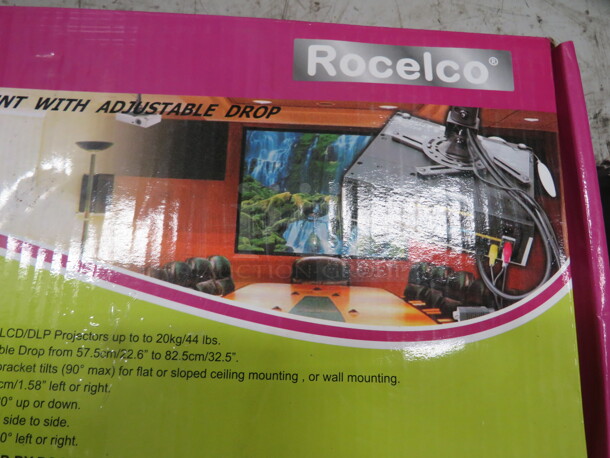 One NEW TPM Universal Projector Mount With Adjustable Drop. - Image 2 of 3
