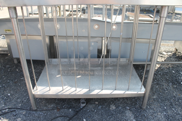 Stainless Steel Commercial Table w/ 2 Tier Over Shelf and Under Shelf. - Image 3 of 6