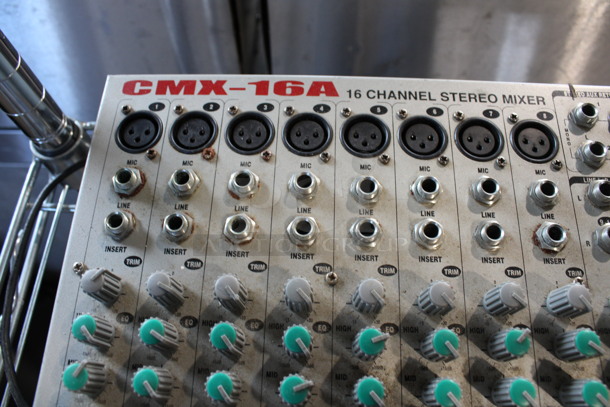 Nady Audio Model CMX-16A 16 Channel Stereo Mixer. 17.5x15x2.5 - Image 4 of 5