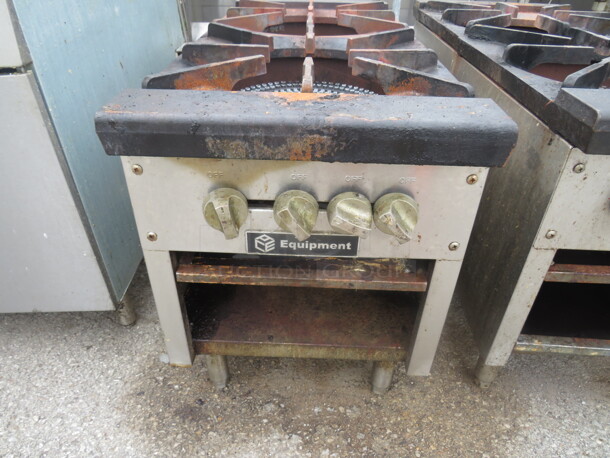 One Natural Gas 2 Burner Range With Under Storage. 18X43X24 - Image 1 of 2