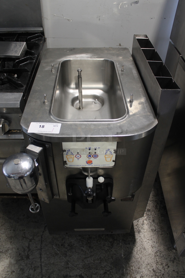 2010 Taylor C707-27 Stainless Steel Commercial Countertop Air Cooled Single Flavor Frozen Beverage Machine w/ Drink Mixer Attachment. 208-230 Volts, 1 Phase. - Image 1 of 8