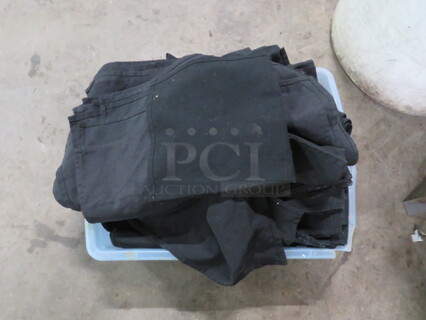 One Mega Lot Of Black Napkins.