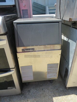 One Scotsman Under Counter Ice Maker. 115 Volt. Model# CSE60A-1A. 18X22X34