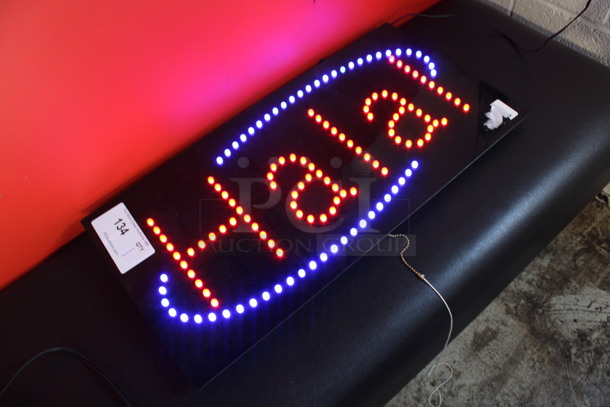 Halal Light Up Sign. 24x1x12. Tested and Working! - Image 2 of 4