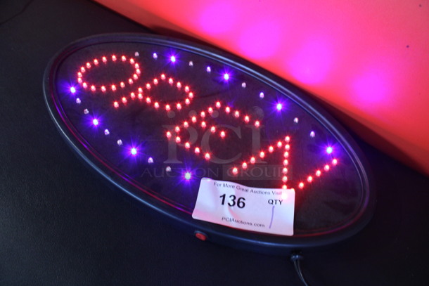Open Light Up Sign. 19x1x9.5. Tested and Working! - Image 2 of 5