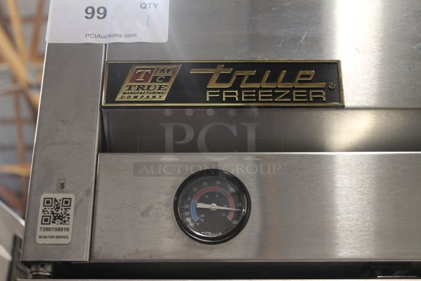 2013 True T-23F ENERGY STAR Stainless Steel Commercial Single Door Reach In Freezer w/ Poly Coated Racks on Commercial Casters. 115 Volts, 1 Phase. Tested and Working! - Image 2 of 4