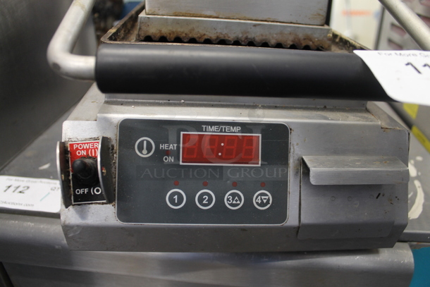 Star PGT7E Stainless Steel Commercial Countertop Electric Powered Panini Press. 120 Volts, 1 Phase. Tested and Working! - Image 3 of 4