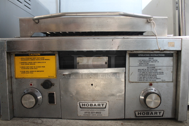 Hobart Stainless Steel Commercial Countertop Electric Powered Charbroiler Grill. 208 Volts, 1 Phase.  - Image 3 of 4