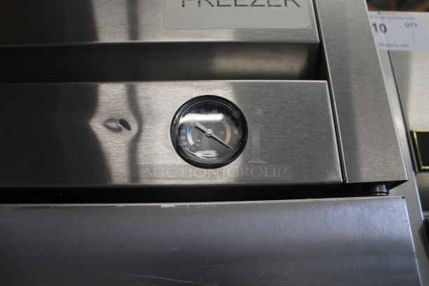 2013 True T-49F ENERGY STAR Stainless Steel Commercial 2 Door Reach In Freezer w/ Poly Coated Racks on Commercial Casters. 115 Volts, 1 Phase. Tested and Working! - Image 3 of 7