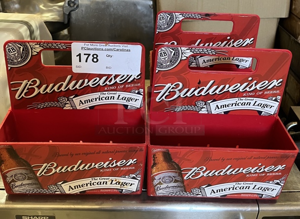 Budweiser Plastic Cartons