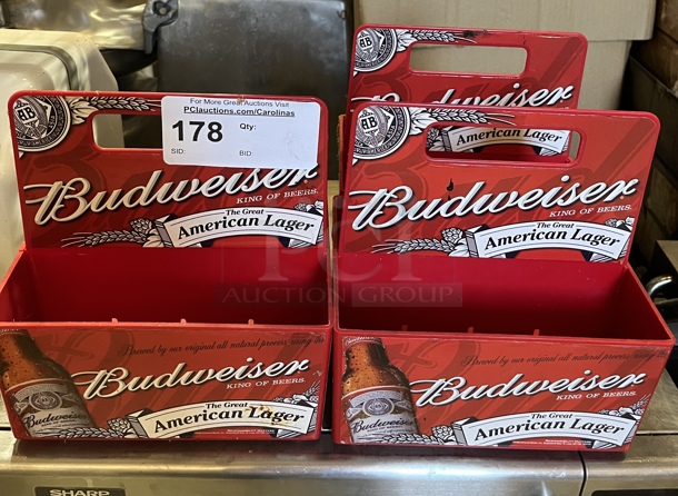 Budweiser Plastic Cartons - Image 1 of 1