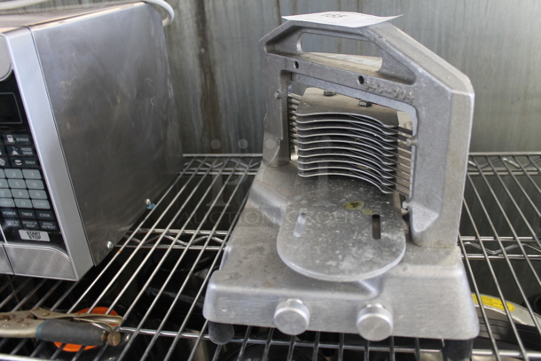 Prince Castle 943 Metal Countertop Tomato Slicer.  - Image 2 of 6