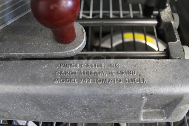 Prince Castle 943 Metal Countertop Tomato Slicer.  - Image 4 of 6