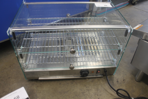 BRAND NEW SCRATCH AND DENT! RTR-50L Stainless Steel Countertop Heated Display Case Merchandiser. 110-120 Volts, 1 Phase. Tested and Working! - Image 6 of 7