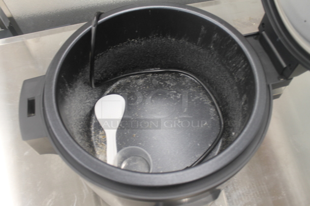 BRAND NEW SCRATCH AND DENT! EH LCX-6L Stainless Steel Commercial Countertop Rice Cooker. 120 Volts, 1 Phase. - Image 5 of 6