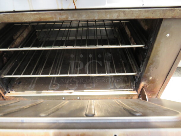 One Vulcan Natural Gas 6 Burner Range With Salamander Over. 36X33X70 - Image 3 of 3