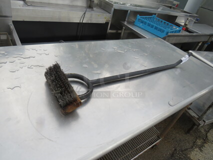 One Stainless Steel Grill Brush.