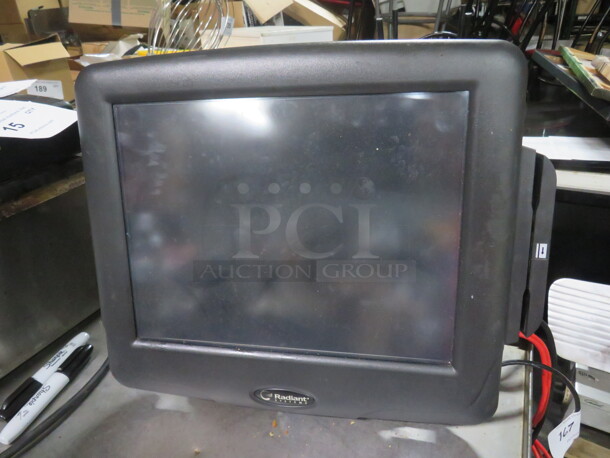 One Radiant POS Monitor. #X14-67296. - Image 1 of 2