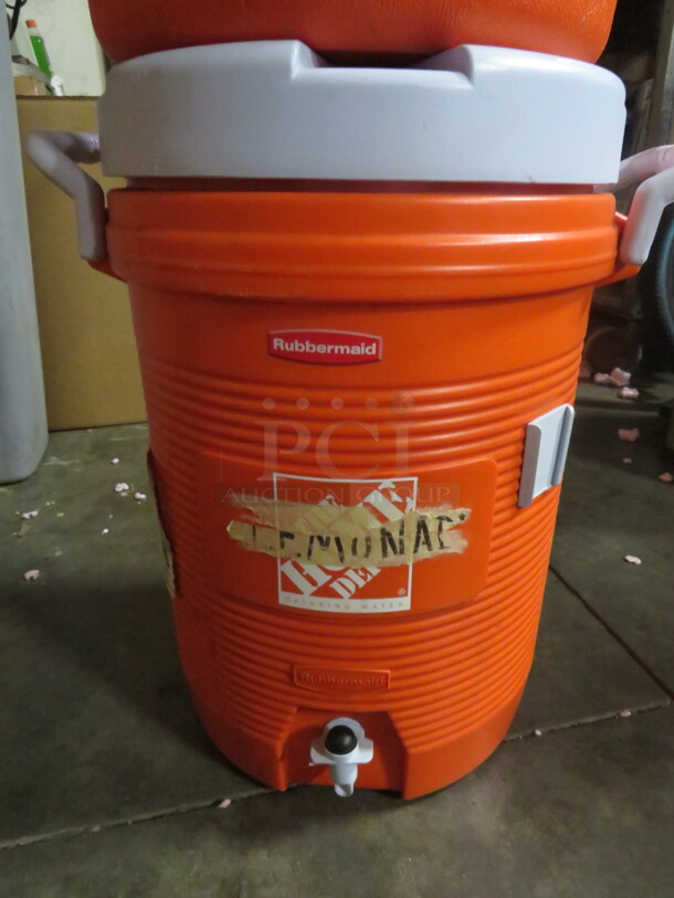 One Rubbermaid 5 Gallon Dispenser.  - Image 1 of 1