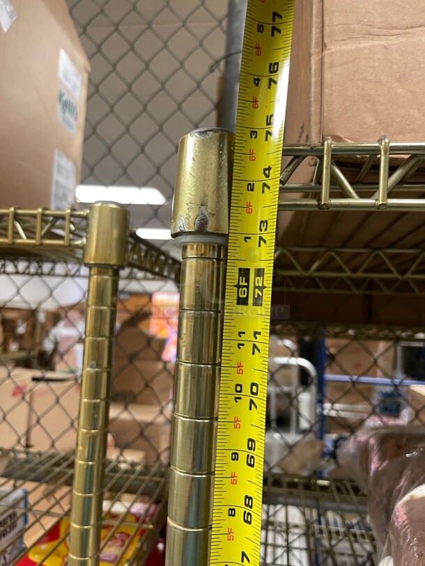 Clean! Stainless Steel Commercial Wire Shelf NSF Great For Food Storage Gold Color - Image 7 of 7