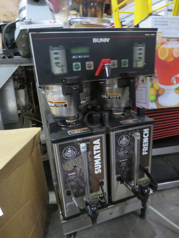 One Bunn Digital Brewer. Model# DUAL DBC. 120/240 Volt. 18X22X36. - Image 1 of 3