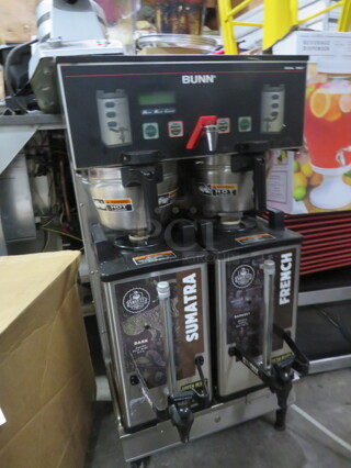 One Bunn Digital Brewer. Model# DUAL DBC. 120/240 Volt. 18X22X36.