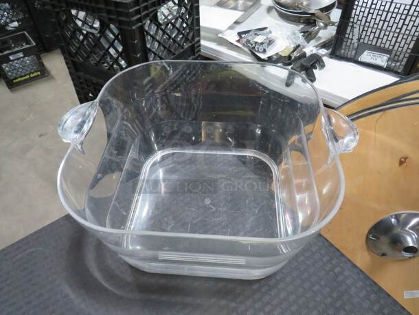 One Clear Acrylic Ice/Drink Holder. 14X14X8 - Image 2 of 2