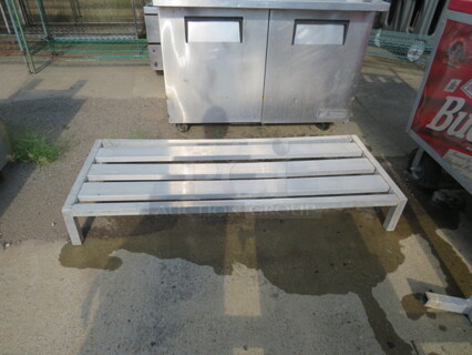 One Aluminum Dunnage Rack. 60X20X8
