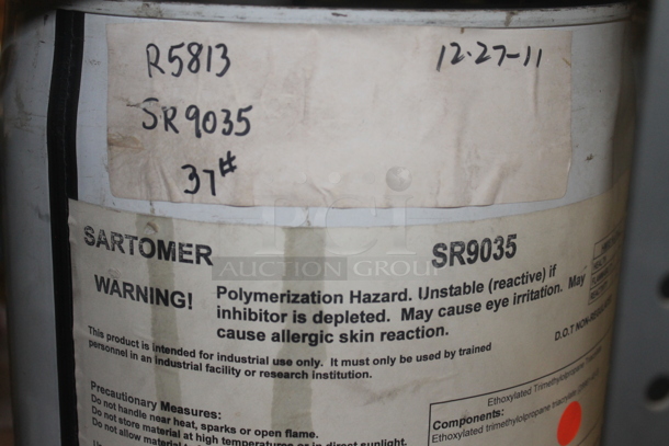 Gray Metal 5 Tier Shelving Unit w/ Contents Including Sartomer 238, Sartomer 285 and PRO10844. BUYER MUST REMOVE. - Image 11 of 12