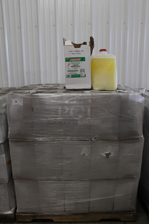 PALLET LOT of 60 BRAND NEW! Magic Choice Soybean Oil Creamy Liquid Shortening Jugs. 60 Times Your Bid! - Image 1 of 8