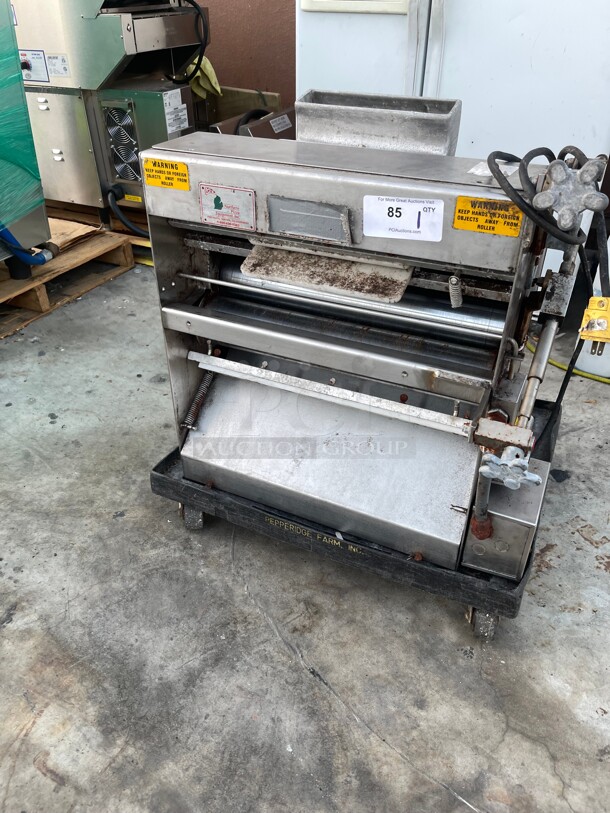 Commercial Dough Sheeter 115 Volt Tested and Working - Image 1 of 9