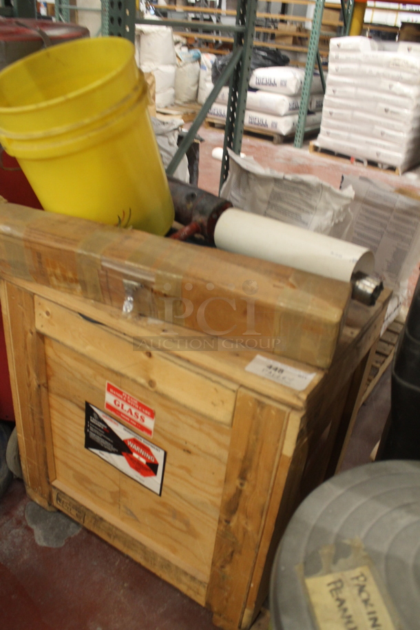 ALL ONE MONEY! PALLET LOT of Various Items Including Wooden Crate. BUYER MUST REMOVE. - Image 3 of 3