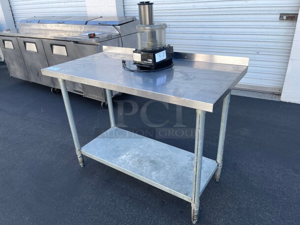 Clean! Commercial 48 inch Stainless Steel Prep Table NSF Great for any Restaurant Preparations Area - Image 3 of 7