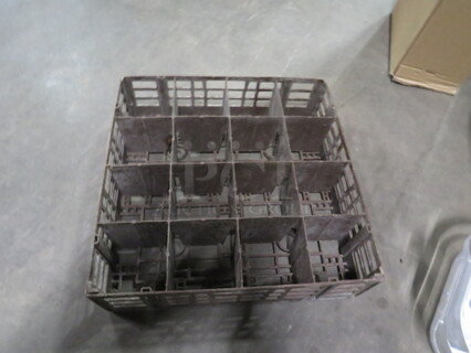 One Brown Dishwasher Rack.
