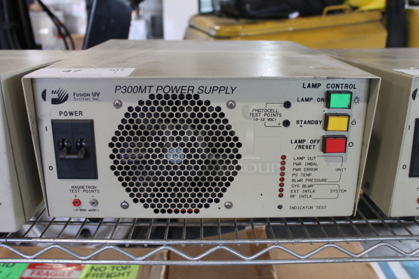 Fusion UV P300MT Metal Countertop Power Supply. 200/208/220/240 Volts, 1 Phase. - Image 1 of 3