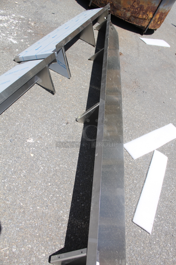 Stainless Steel Wall Mount Shelf - Image 3 of 4